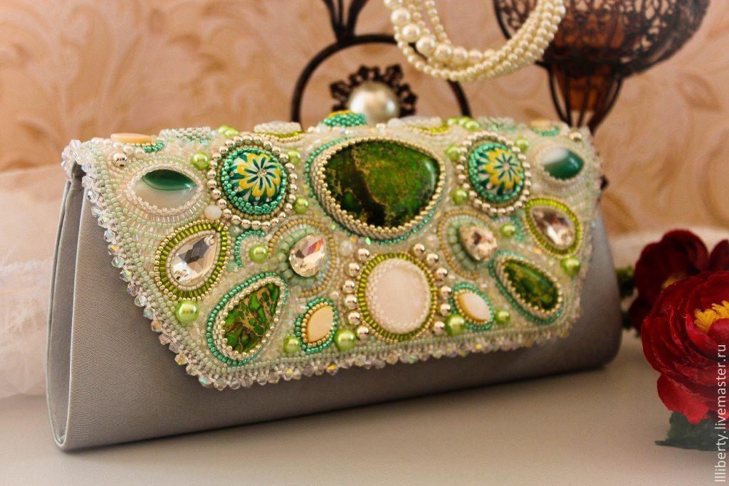Women's hand-embroidered bags