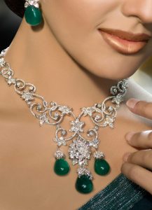set jewelry with gowns